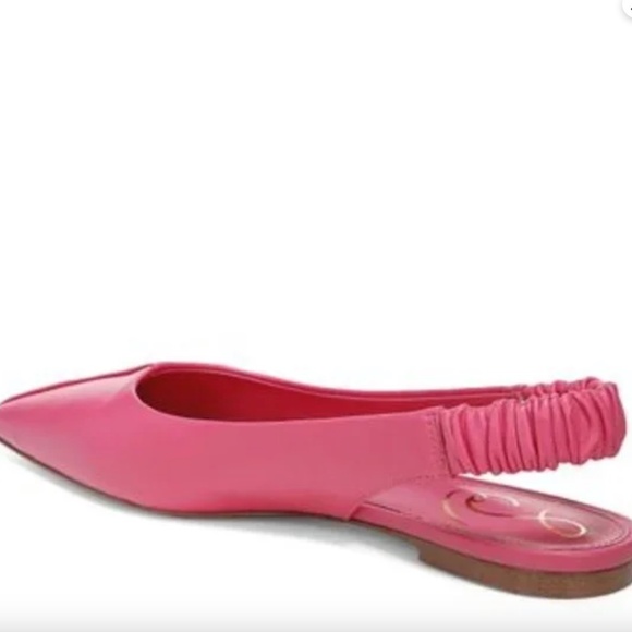 NWB Sam Edelman Whitney Pointed Toe Flat Size 8 M (Rose Leather) - Picture 3 of 11